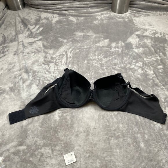 Motherhood Intimates Nursing Bra Women's 34DD Black Full Coverage Back Smoothing - Picture 4 of 9